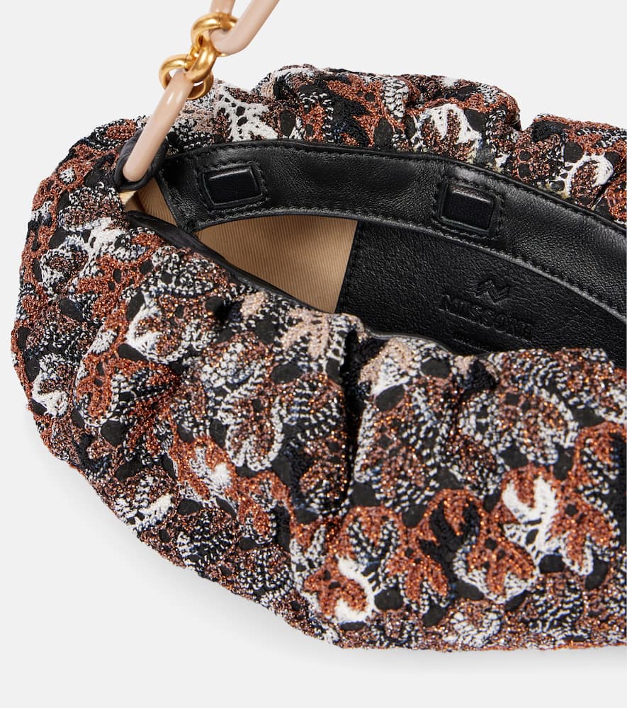 Missoni Medium Beaded Shoulder Bag In Multi