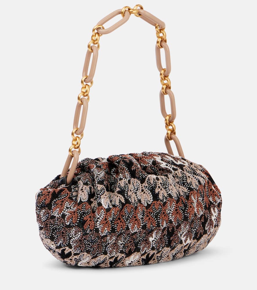 Missoni Medium Beaded Shoulder Bag In Multi