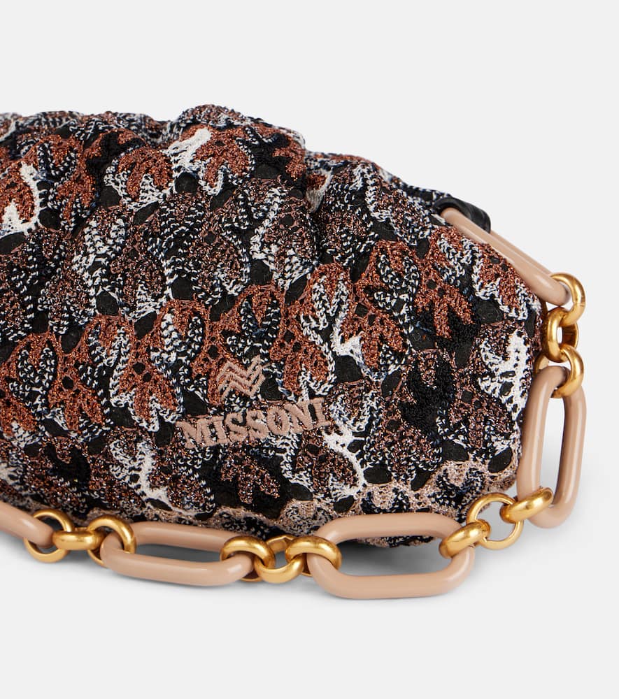 Missoni Medium Beaded Shoulder Bag In Multi