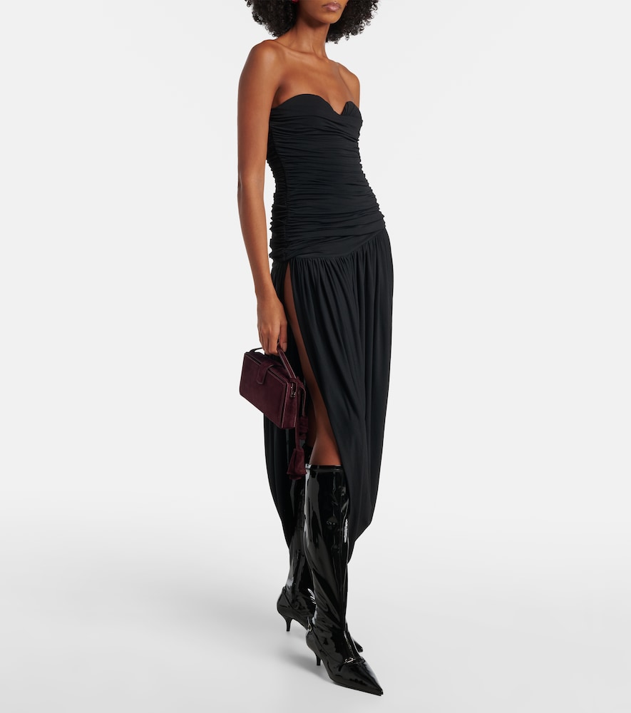 Patent Leather Knee-High Boots