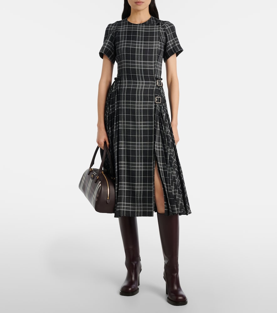 Burberry Meryl checked midi dress