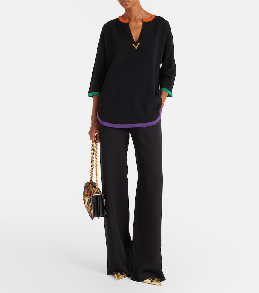 Valentino VGold virgin wool sweater