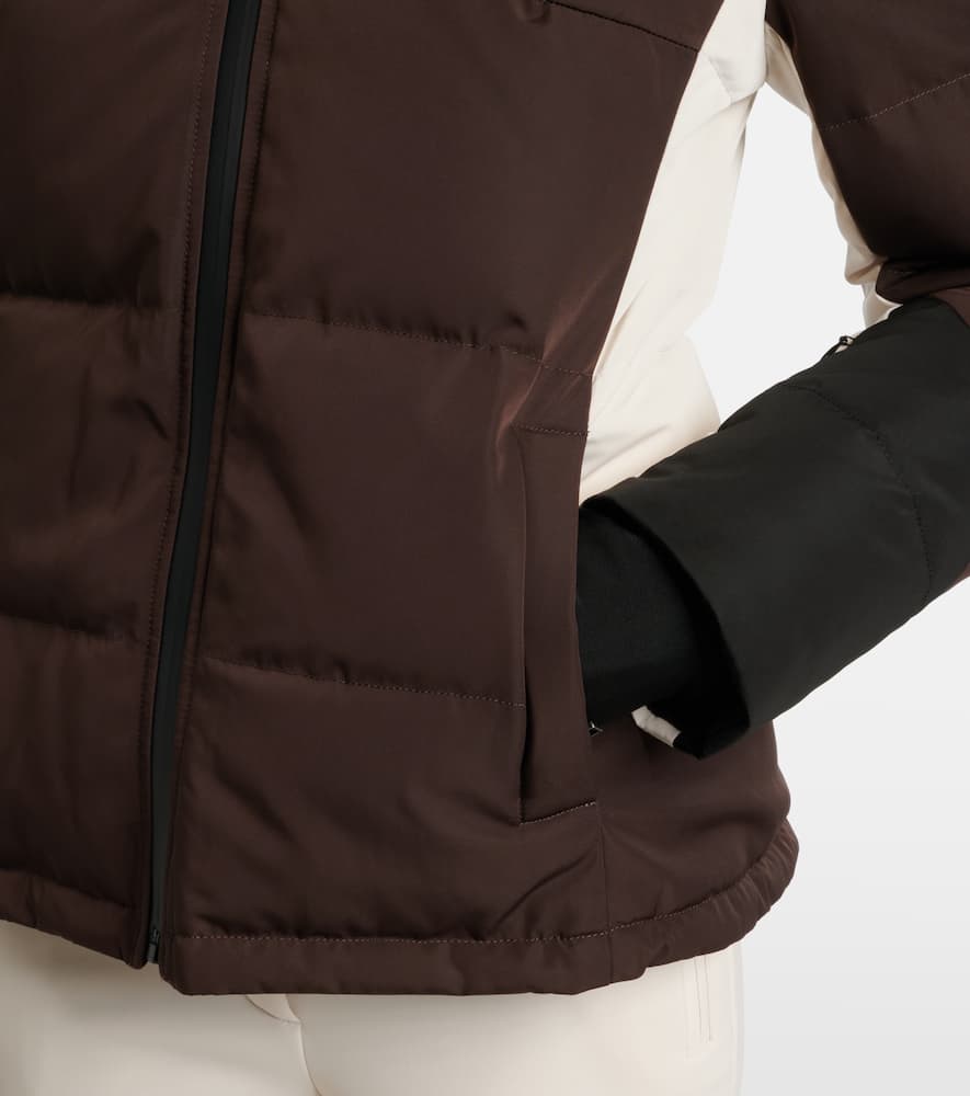 Yves Salomon 64cm Down-filled Jacket In Brown