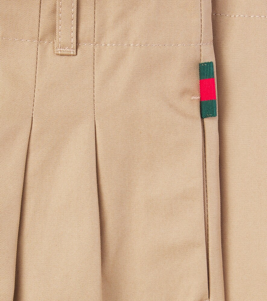  Gucci Kids Gucci Kids Hose Web Stripe Aus Baumwoll-twill 