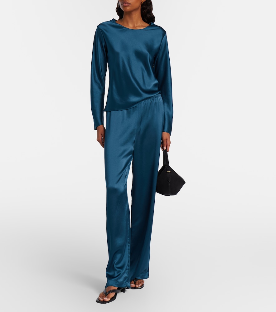  Leset Leset Barb Satin Top 
