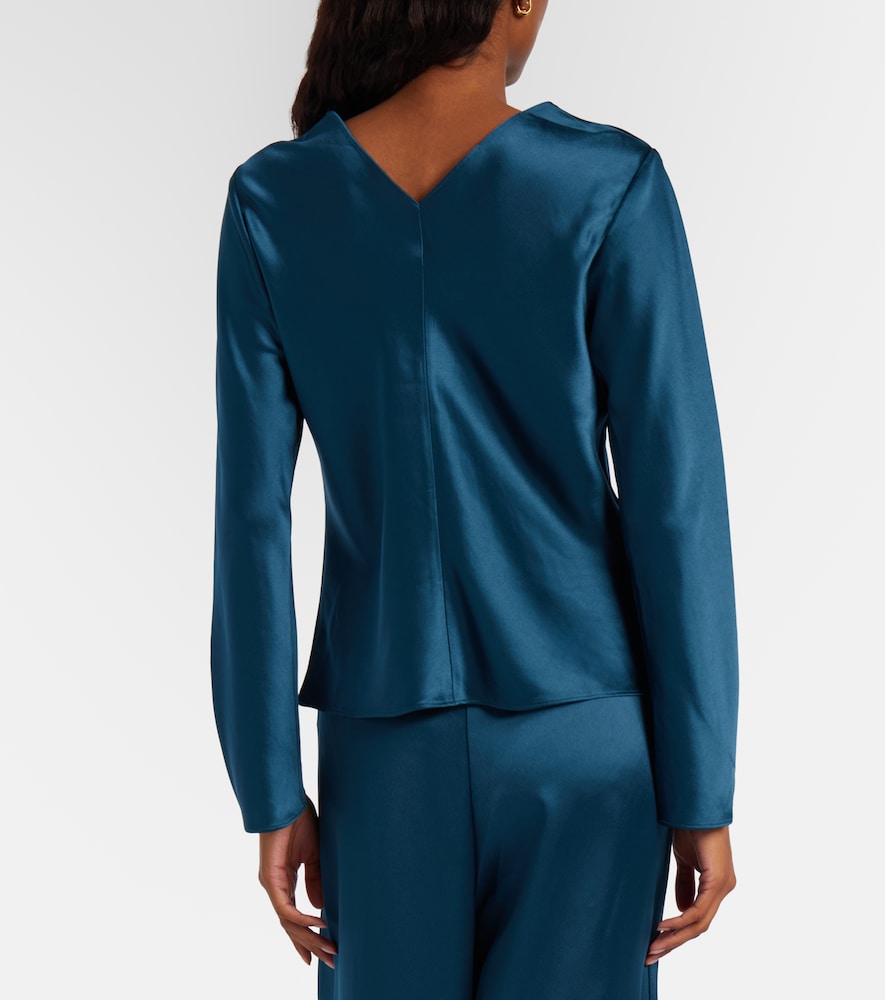  Leset Leset Barb Satin Top 