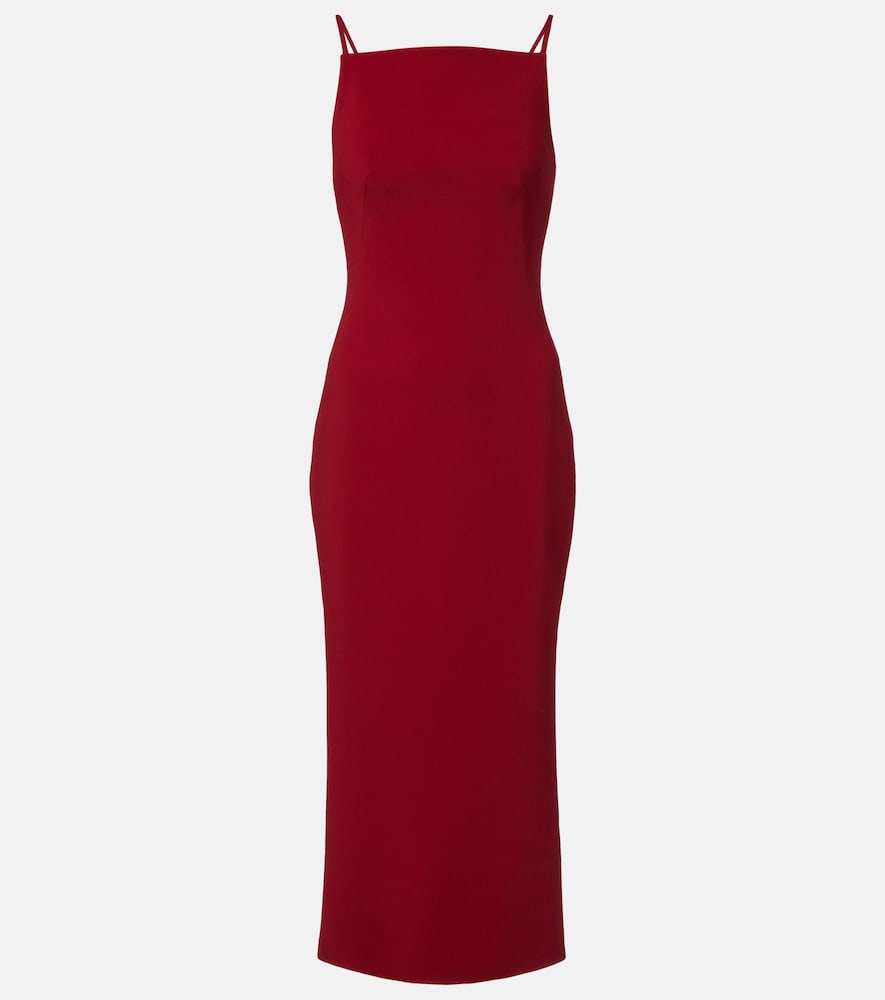 Givenchy Donna Abito Midi In Cady Crêpe Rosso It Taglia 42- Mytheresa