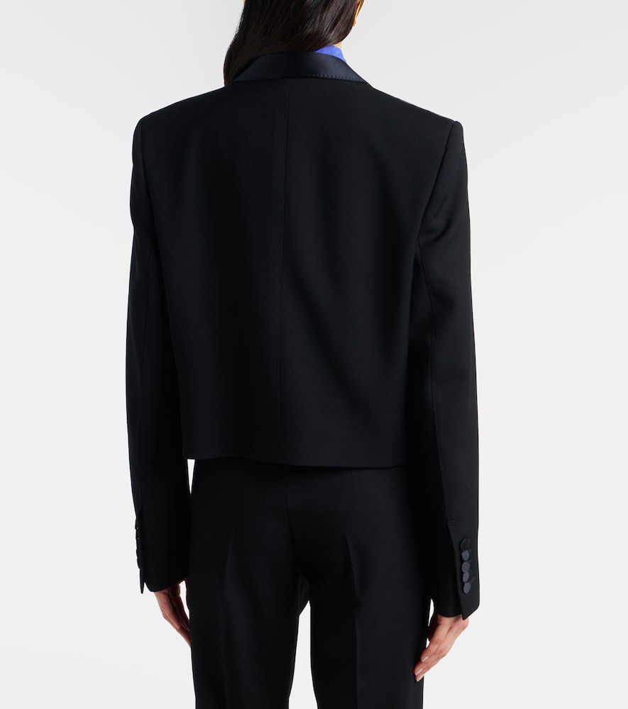  Tom Ford Tom Ford Silk-trimmed Wool Blazer 