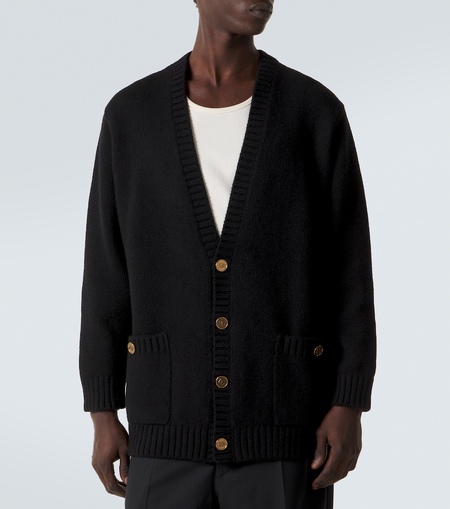  Dolce&gabbana Dolce&gabbana Cardigan Dg Aus Einem Wollgemisch 