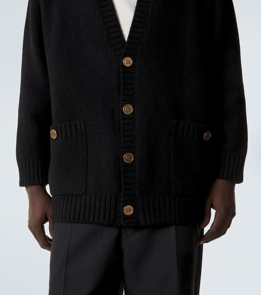 Dolce&gabbana Dolce&gabbana Cardigan Dg Aus Einem Wollgemisch 