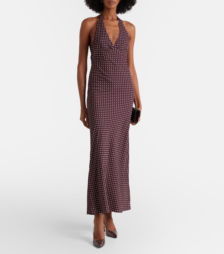 Faithfull Rosa polka-dot maxi dress