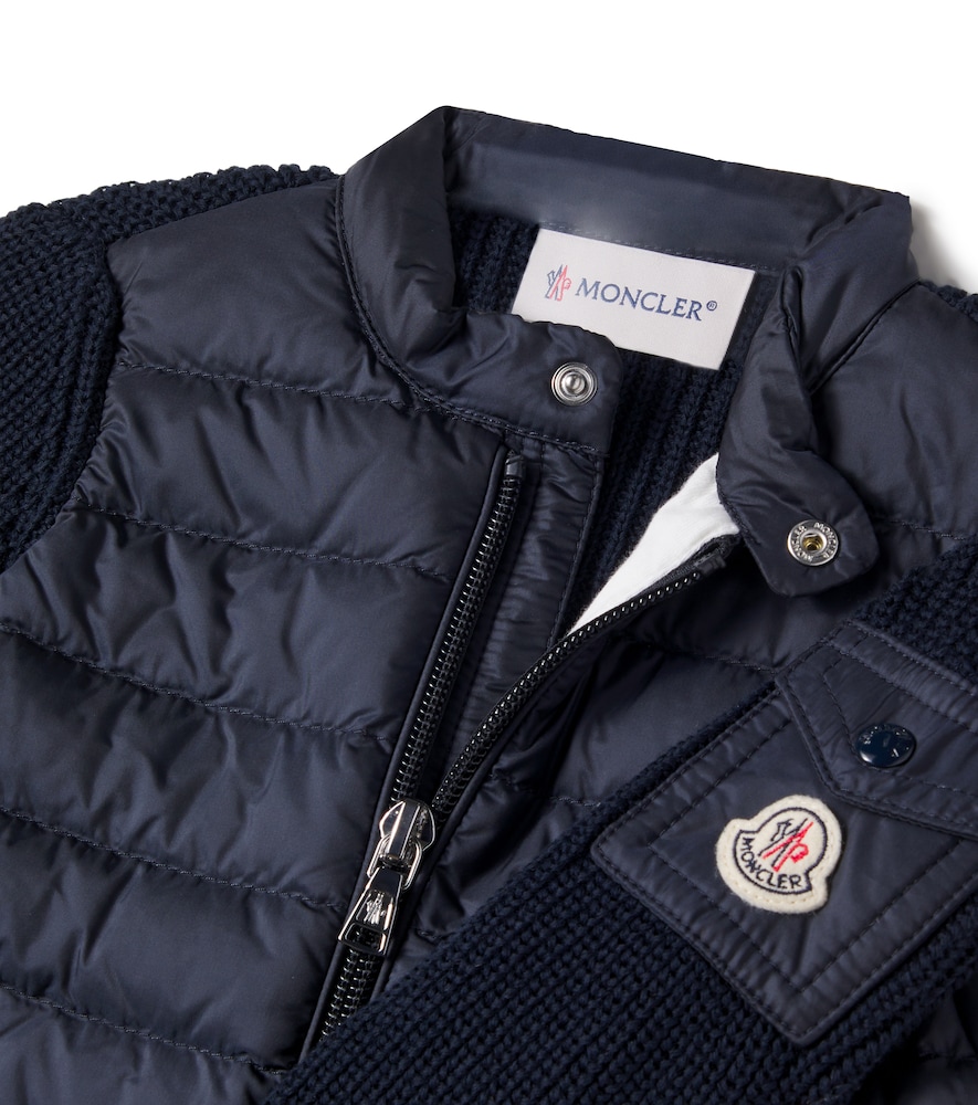  Moncler Enfant Moncler Enfant Baby Daunenjacke Aus Baumwolle 