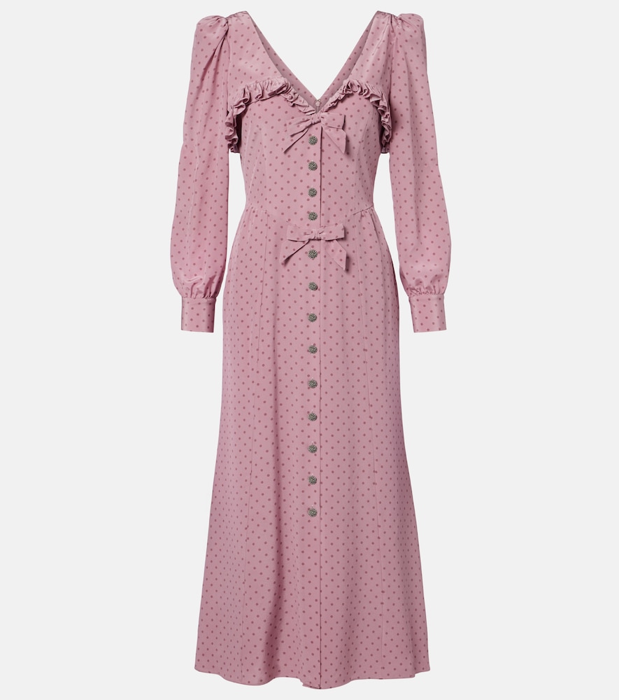 Silk Satin Midi Dress