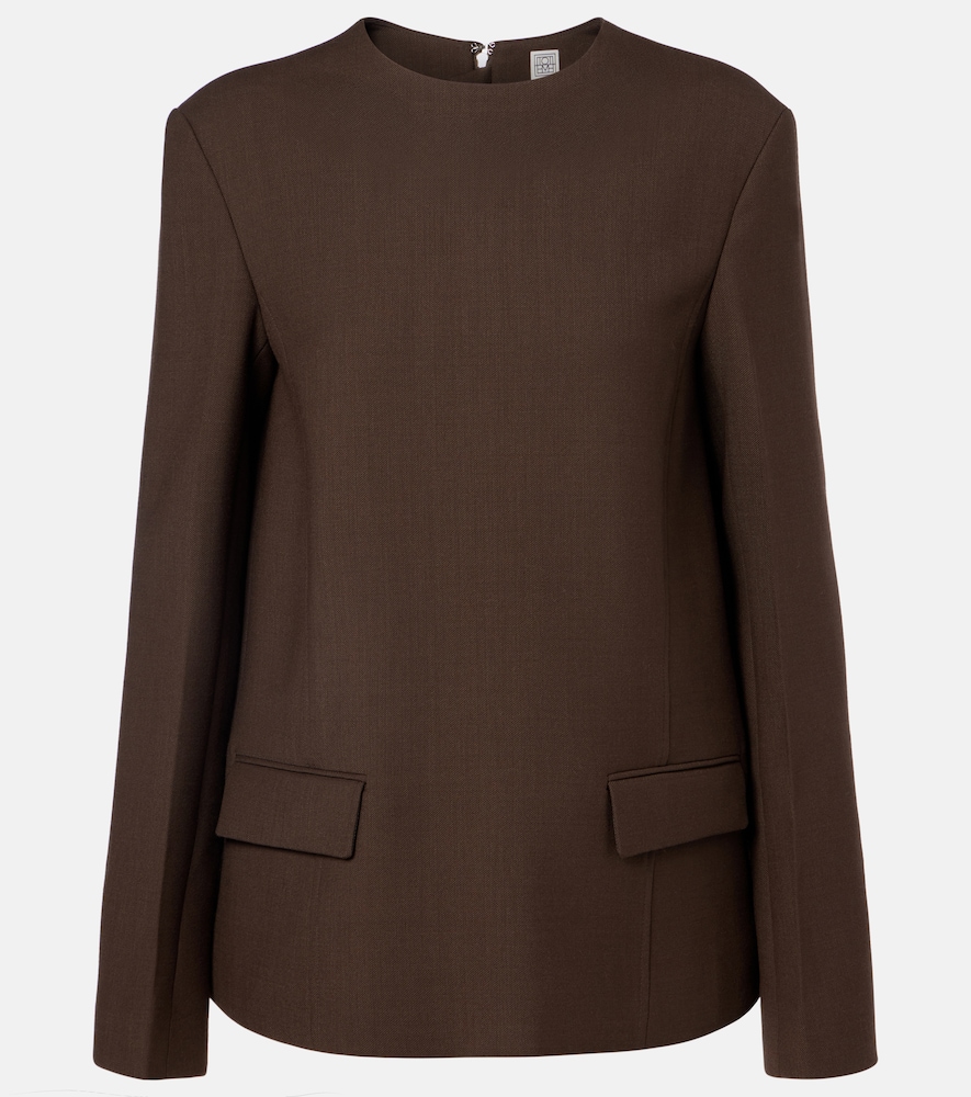 Toteme Pocket crêpe top