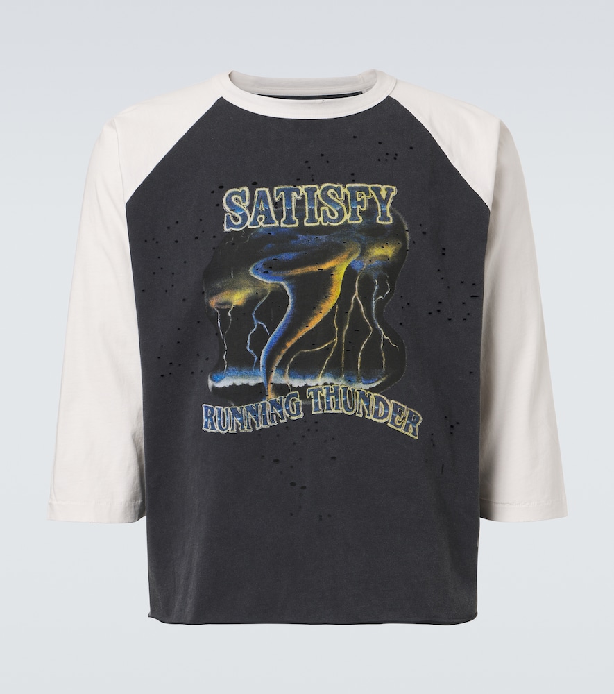 Satisfy othTech printed cotton T-shirt