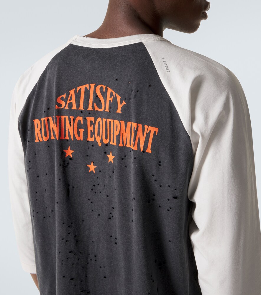  Satisfy Satisfy Camiseta Mothtech De Algodón Estampada 