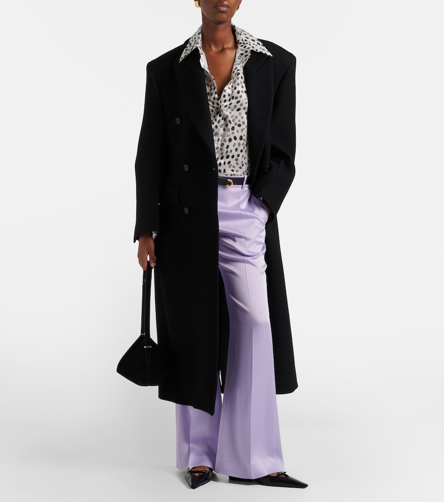 Nina Ricci Printed satin blouse