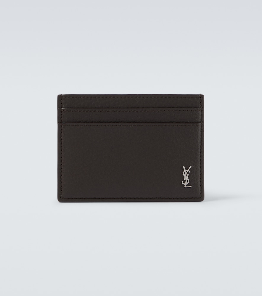 Saint Laurent Cassandre leather card holder