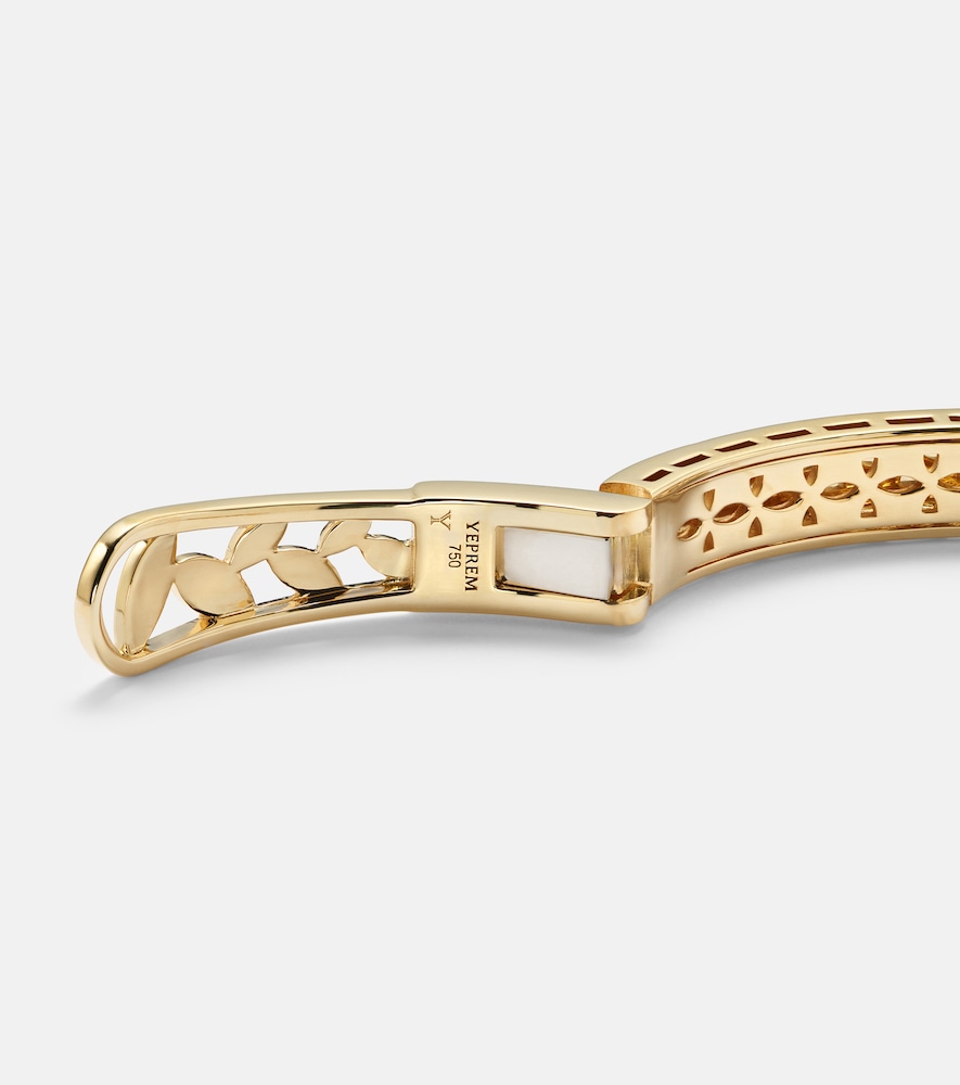  Yeprem Yeprem Armreif Aus 18kt Gelbgold Mit Diamanten 