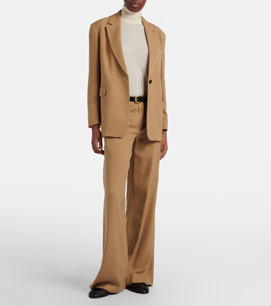 The Row Dender silk wide-leg pants