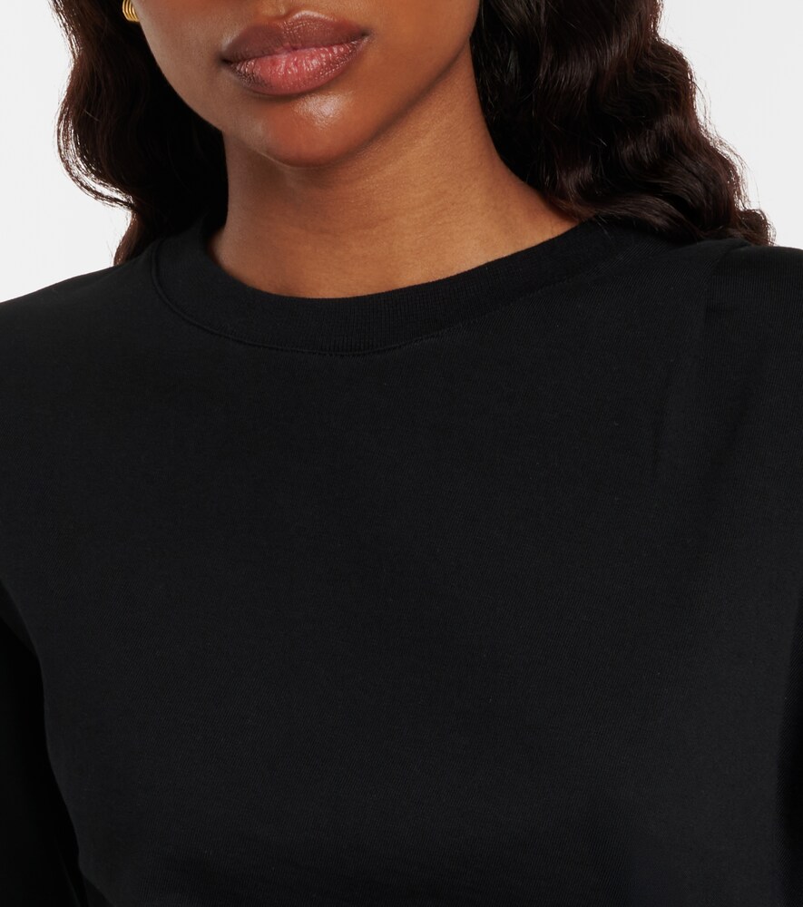 Róhe Gathered Cotton T-Shirt