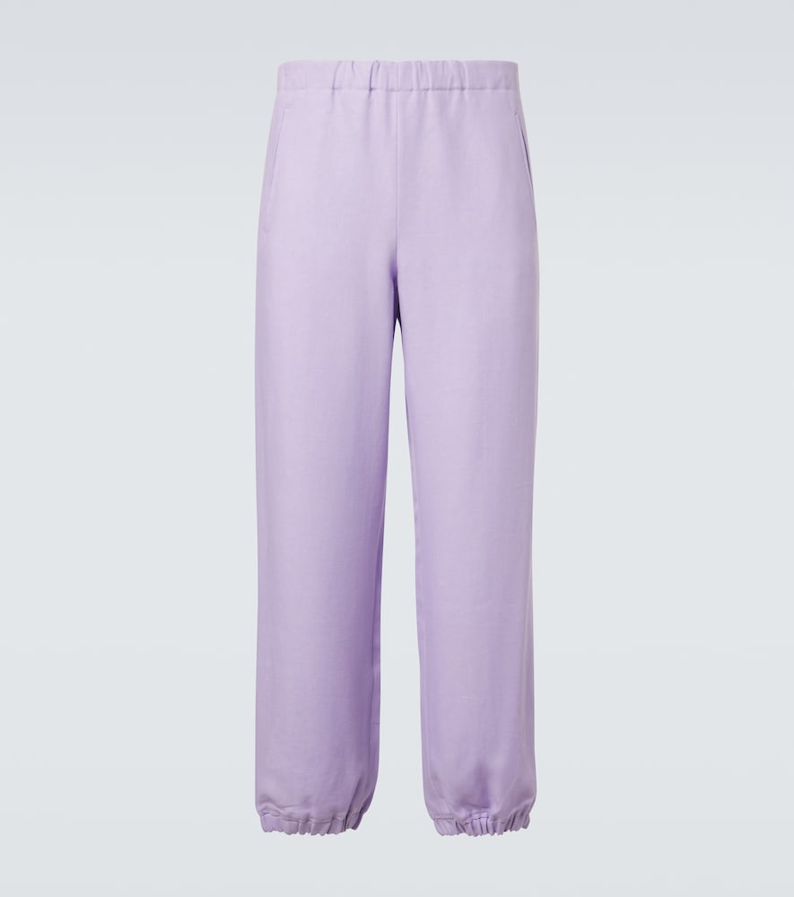 God's True Cashmere Linen sweatpants with amethyst