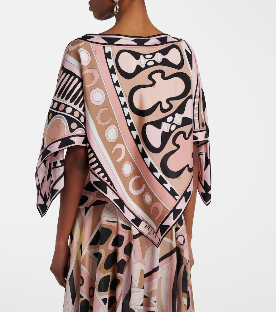 Pucci Soleil Silk Twill Blouse