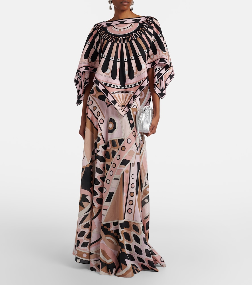  Pucci Pucci Soleil Silk Twill Blouse 