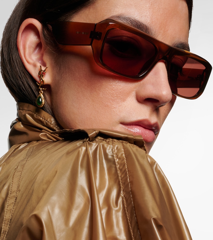  Saint Laurent Saint Laurent Eckige Sonnenbrille Sl Logo 