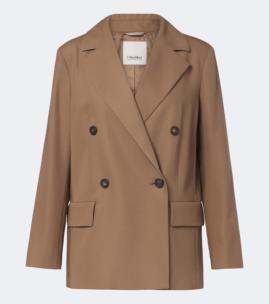 Blazer doppiopetto in lana vergine