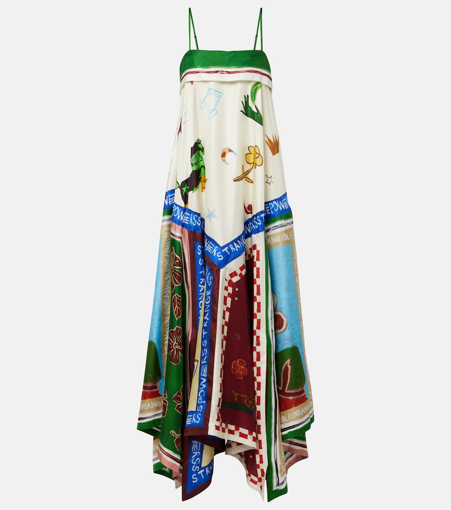 Alémais X MLak Midikleid Tangable Love aus Seide