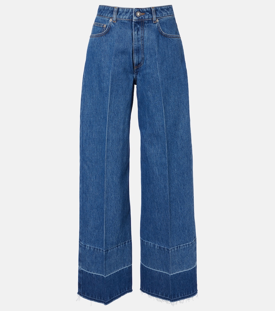 Jeans mit weitem Bein