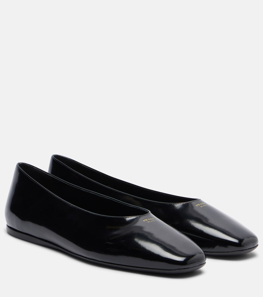 Prada Leather ballet flats