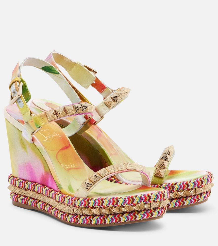 Christian Louboutin Pyra Clou embellished espadrille wedges | Thumbnail 7 Christian Louboutin Pyra Clou embellished espadrille wedges | Thumbnail 7