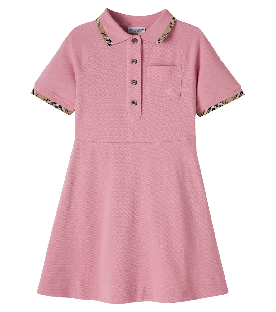 Polokleid Burberry Check aus Baumwolle