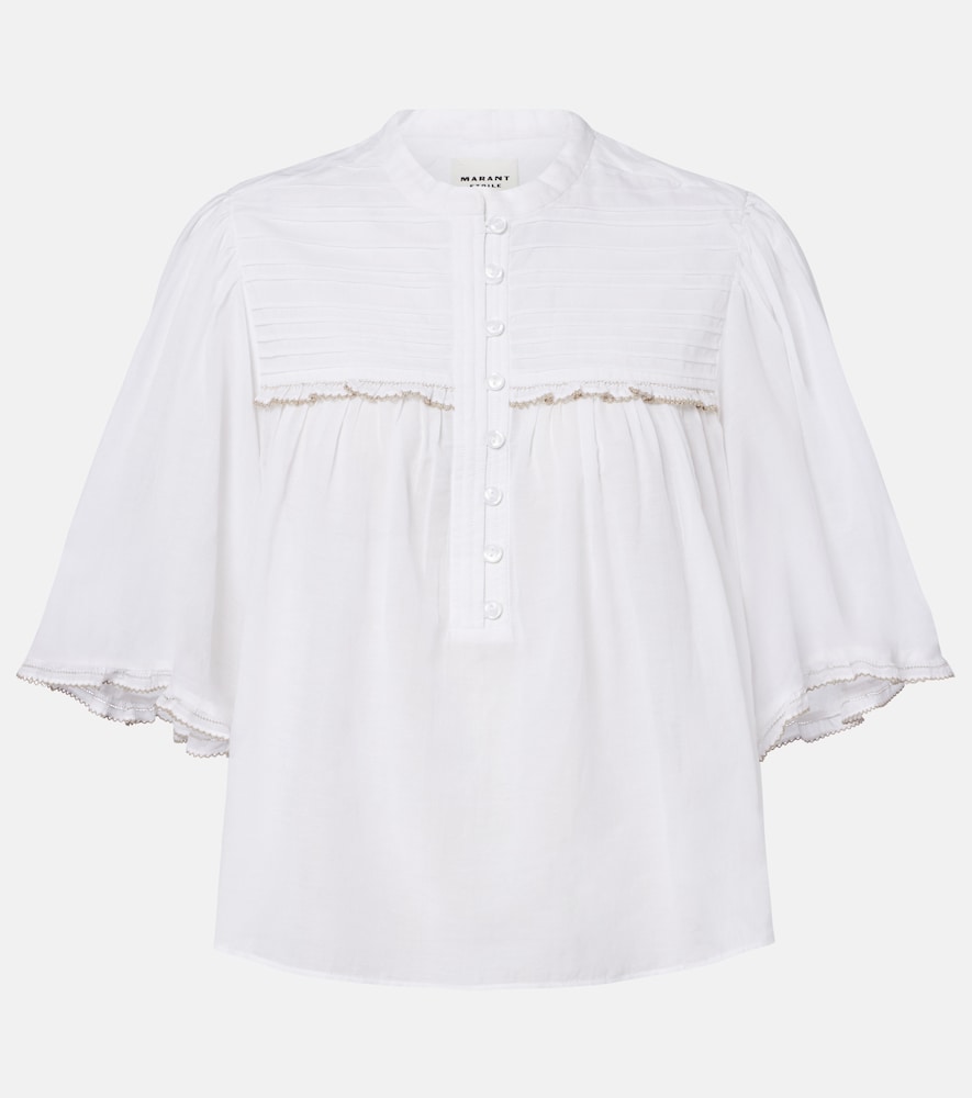 Douna Cotton-Blend Blouse