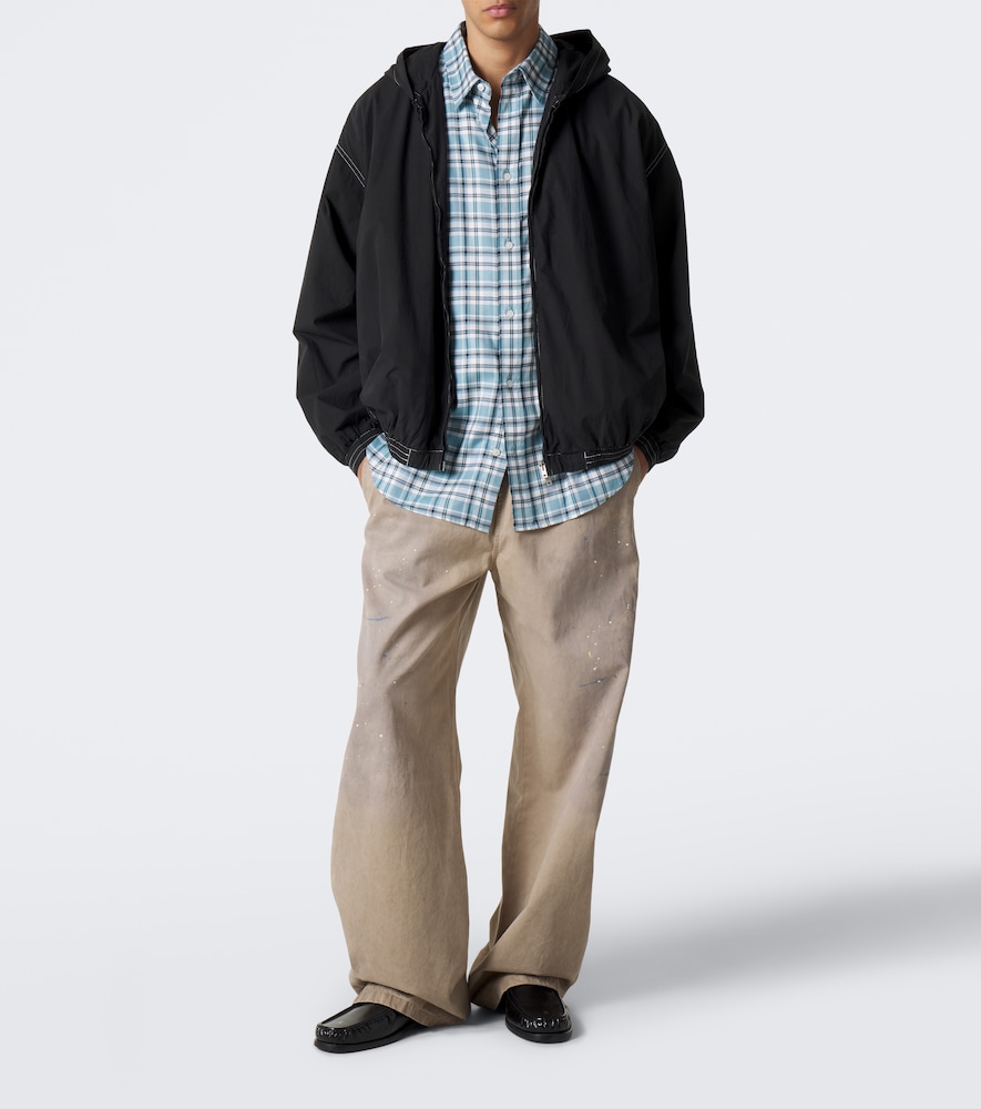 Hooded Cotton Poplin Jacket
