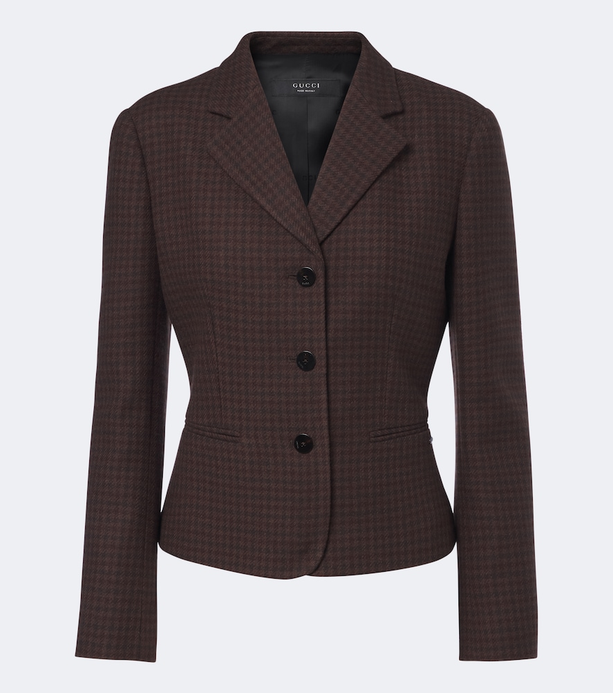 Blazer aus einem Wollgemisch
