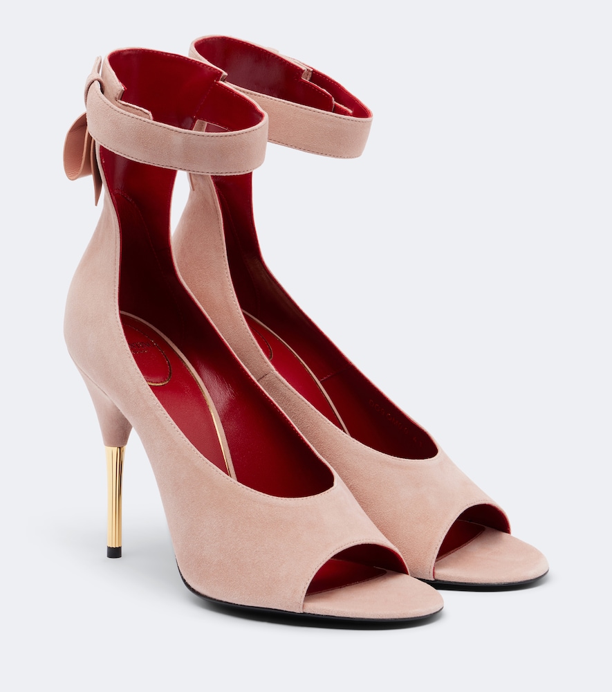 Sandalen Fatale aus Veloursleder