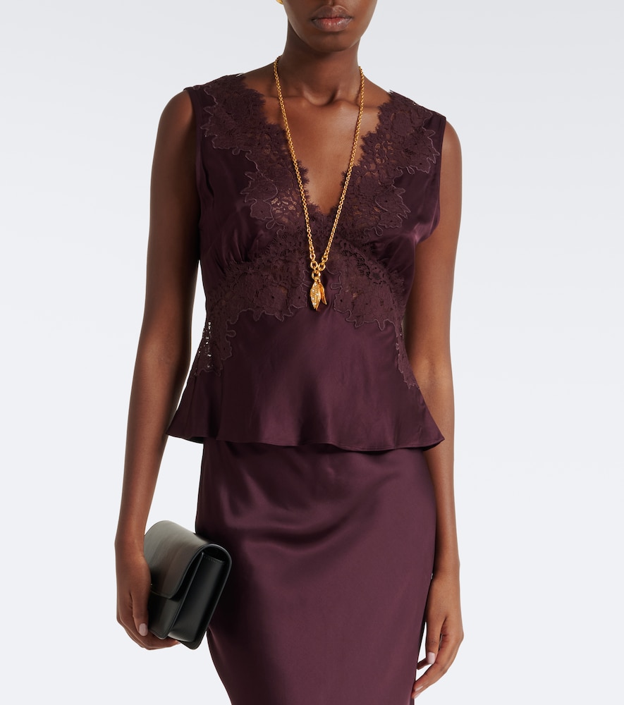 Emmie Lace-Trimmed Top