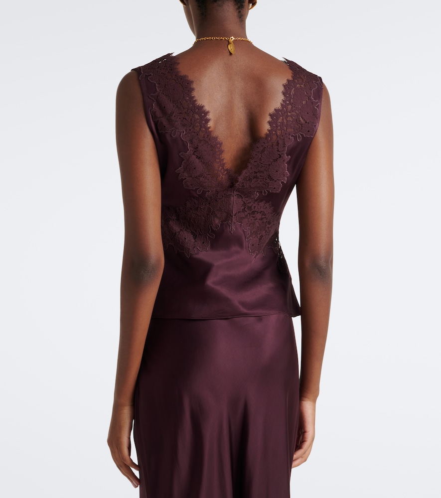 Emmie Lace-Trimmed Top