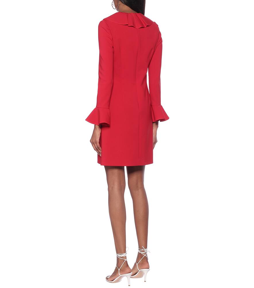 VALENTINO Wool-blend crêpe dress,P00441069