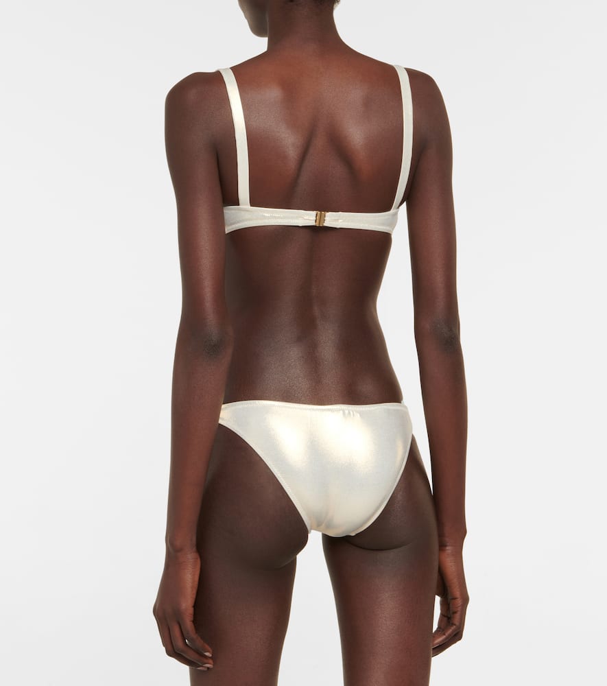 Melissa Odabash Bari Bikini Top In Gold