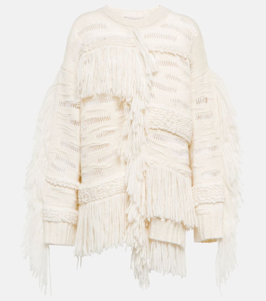 Stella McCartney Fringed alpaca blend sweater