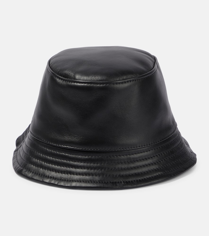 Isabel Marant Leather bucket hat