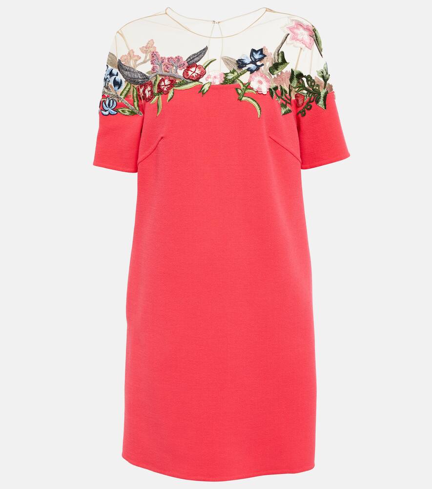 Oscar de la Renta Wool-blend minidress