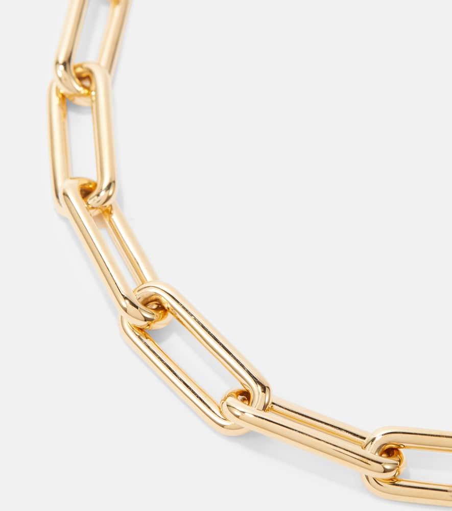 Shop Robinson Pelham Identity 18kt Gold Chain Necklace With Diamonds