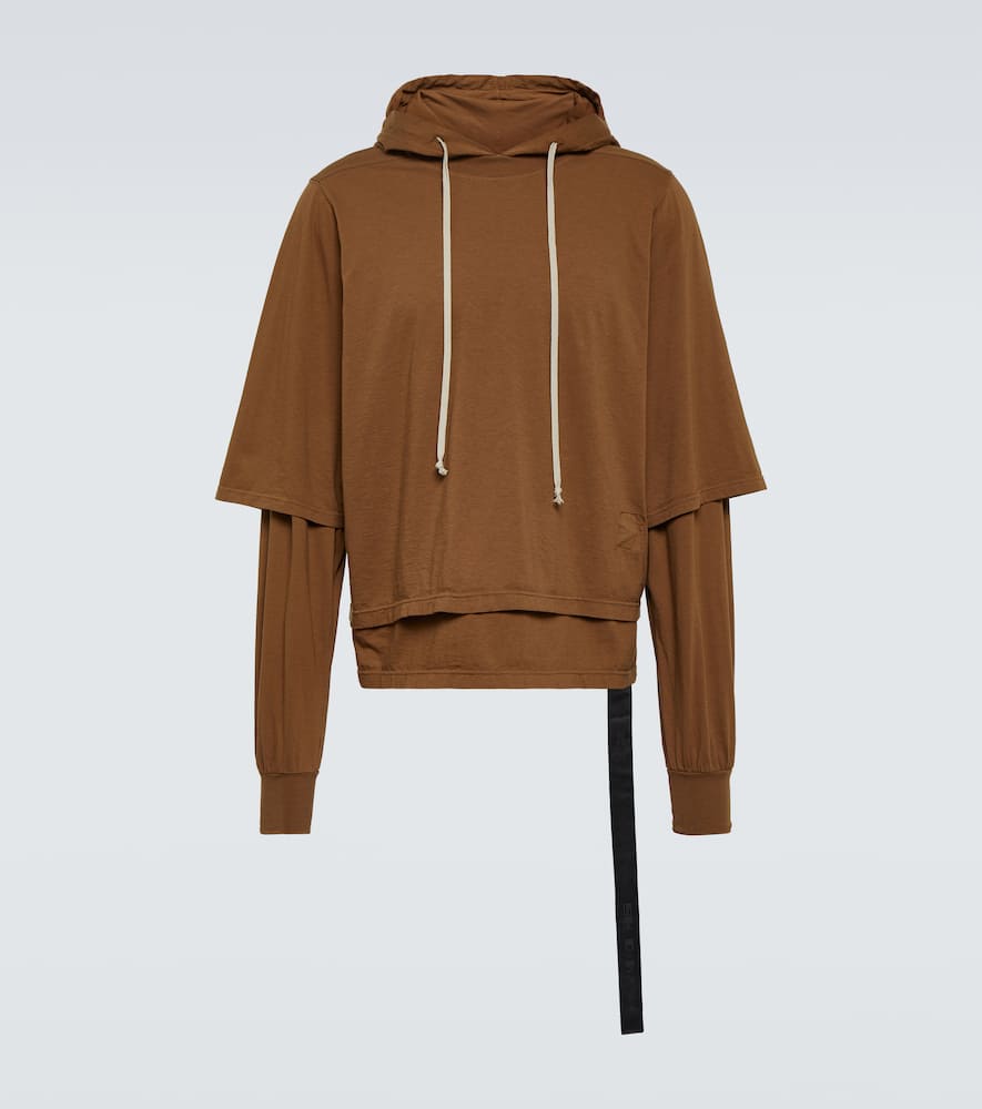Cotton jersey hoodie