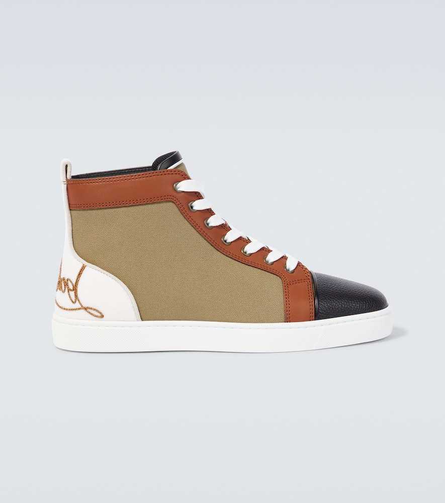 Fav Fique A Vontade suede sneakers in beige - Christian Louboutin | Mytheresa
