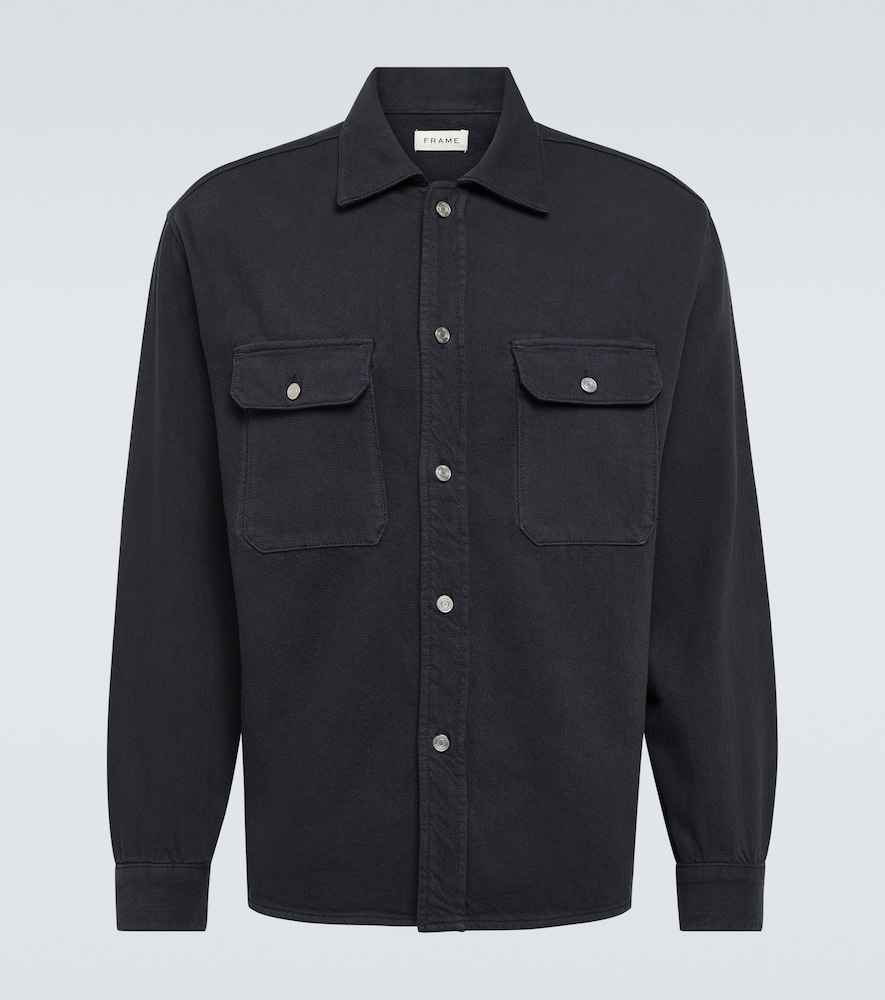 Cotton terry overshirt